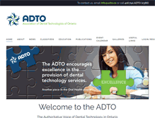 Tablet Screenshot of adto.ca